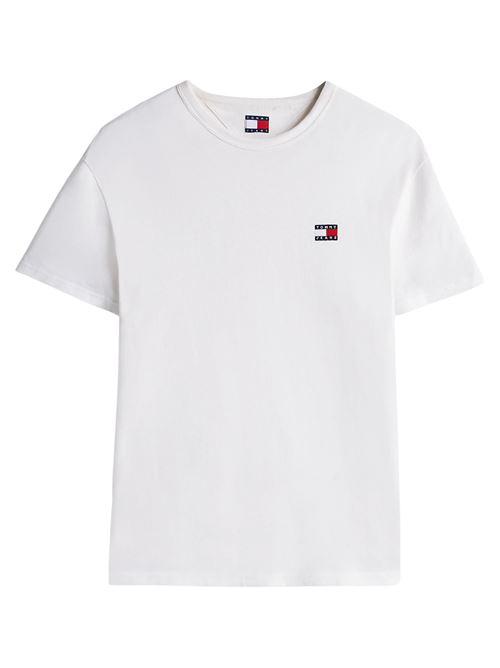 T-shirt bianca in cotone Tommy Jeans | DM0DM20322YBL